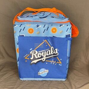 Beer & Baseball Kansas City Royals X Blue Moon Insulated Crossbody Lunch Bag